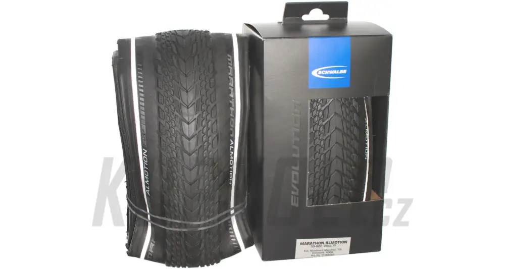 Plášť Schwalbe Marathon Almotion Addix Performance MicroSkin TLE černá+reflexní pruh Hit Sezóny