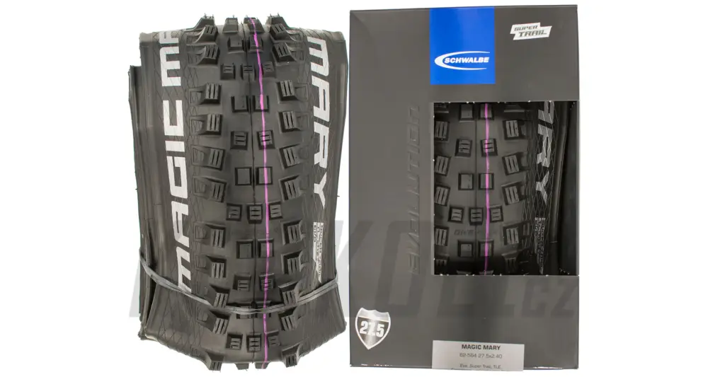 Dokud Zásoby Vydrží 27,5" Plášť MTB Schwalbe Magic Mary, Addix UltraSoft, SuperTrail, Tubeless Easy, pro elektrokola