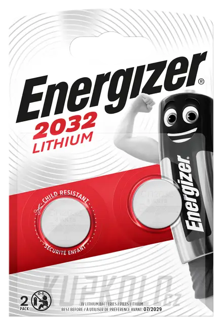 Energizer Lithiová knoflíková baterie - CR2032 2pack Nejlepší Cena