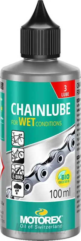 Pouze Dnes Mazací olej MOTOREX CHAIN LUBE FOR WET CONDITIONS 100ml OLEJ