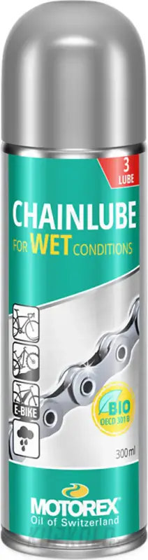 Mazací olej MOTOREX CHAIN LUBE FOR WET CONDITIONS 300ml SPREJ Aktuální