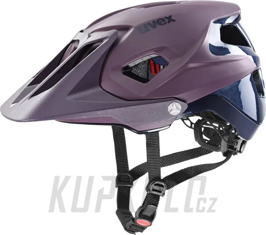 Autentický Přilba UVEX Quatro Integrale PLUM - NAVY MAT