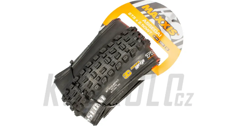 Vysoce Kvalitní 27,5" Plášť MTB Maxxis Assegai WT 3CG/DD/TR
