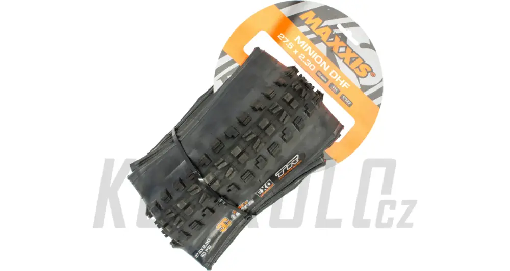27,5" Plášť MTB Maxxis MINION DHF FRONT kevlar 60 TPI 3CT/EXO/TR Výprodej