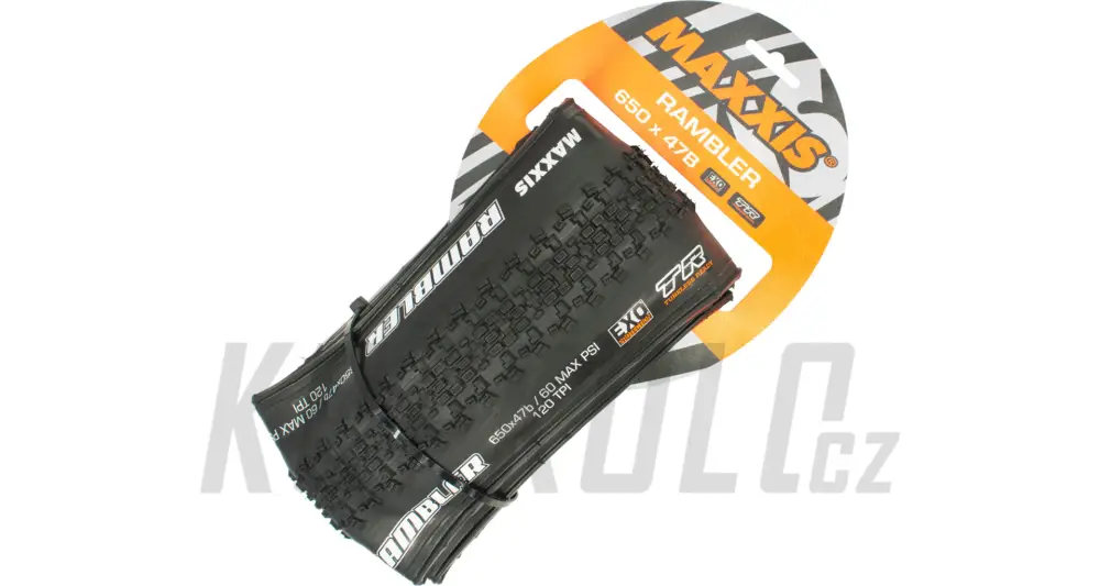 27,5" Plášť Gravel Maxxis Rambler Exo TR Tovární Cena