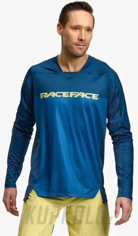 Race Face Diffuse pánský dres dlouhý rukáv, navy Hit Sezóny