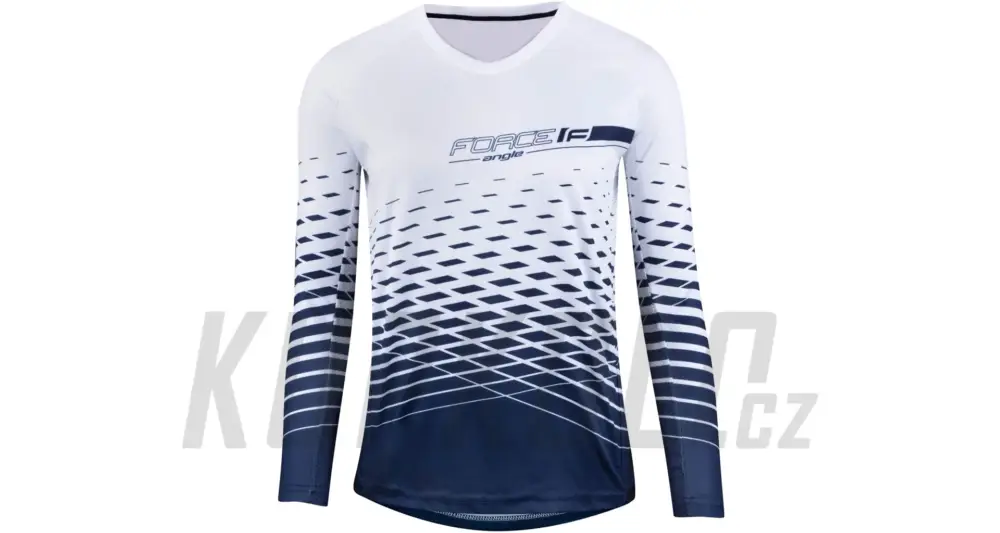 Dres Force ANGLE LADY dlouhý rukáv, bílo-modrý Nejprodávanější