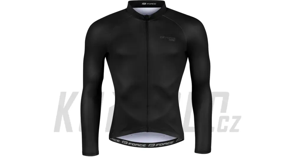 Dres Force PURE pánský, dlouhý rukáv, černý Bezpečná Platba