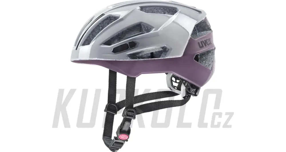 Časově Omezené Helma Uvex GRAVEL X, RHINO - PLUM