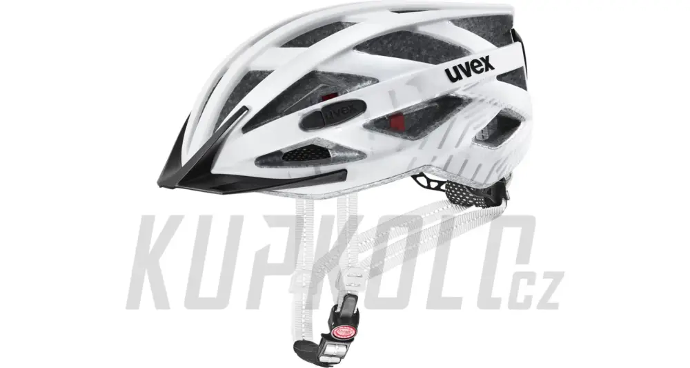 Speciální Cena Helma Uvex City I-VO, White Black Matt, včetně blikačky