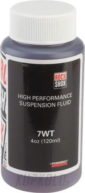 Olej do vidlic Rockshox, Suspension - 120ml 7WT pro tlumiče Hit Sezóny