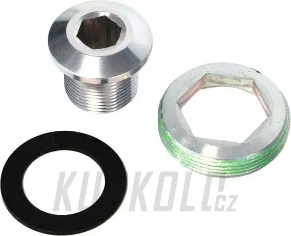 Šroub do klik Sram GXP , M15/M26 - stříbrný Tovární Cena