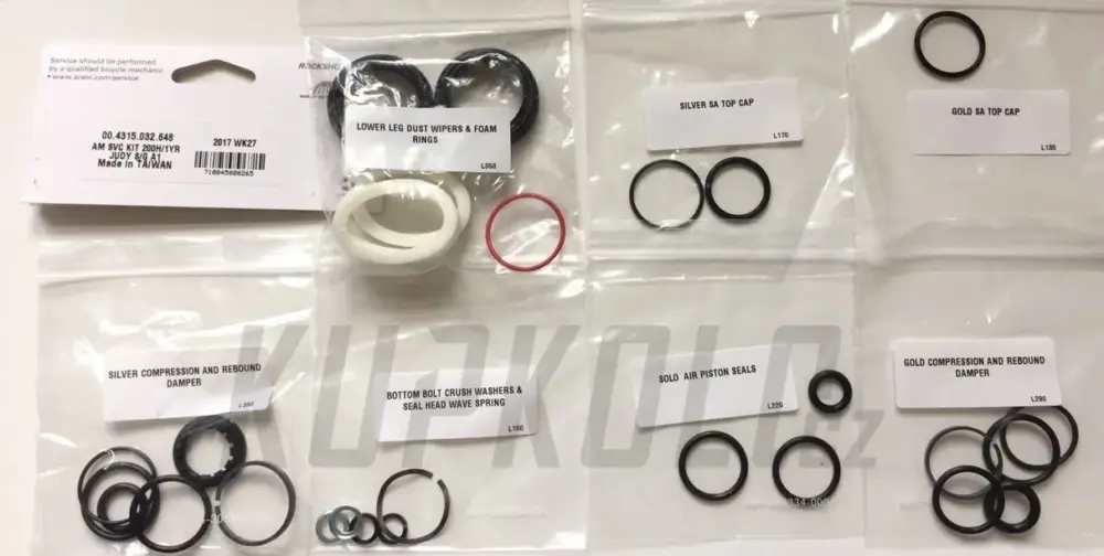 RockShox 200 hod/1 rok servisní kit pro vidlici Pike B1 (2018+) Dual Position Novinka