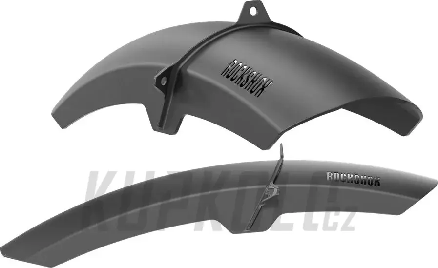 Blatník RockShox Gravel, černý, krátký, upevnění na 3 šrouby, 28mm - Rudy (A1+/2022+) Originální