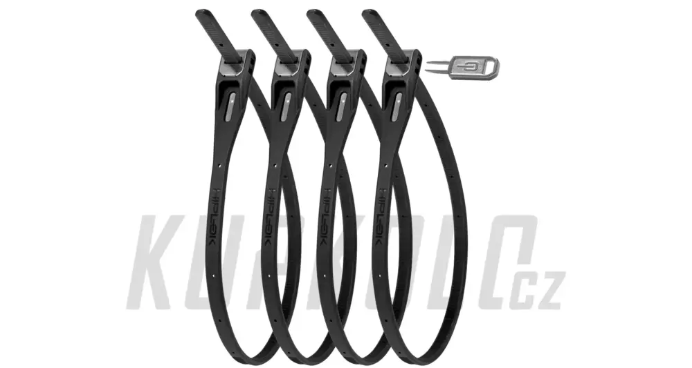 Sada bezpečnostních pásek HIPLOK Z LOK 4 PACK - ALL BLACK Novinka