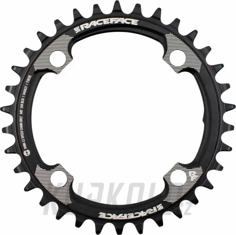 Převodník Race Face 1x, 104,Shimano 12s, černá Odeslání Ihned