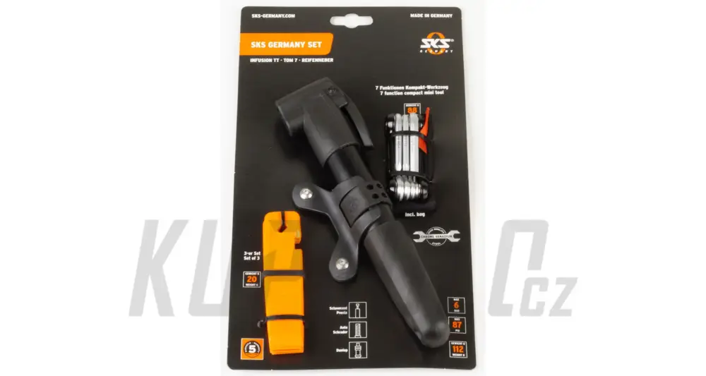 SKS SET - pumpička, nářadí TOM 7, montpáky Aktuální
