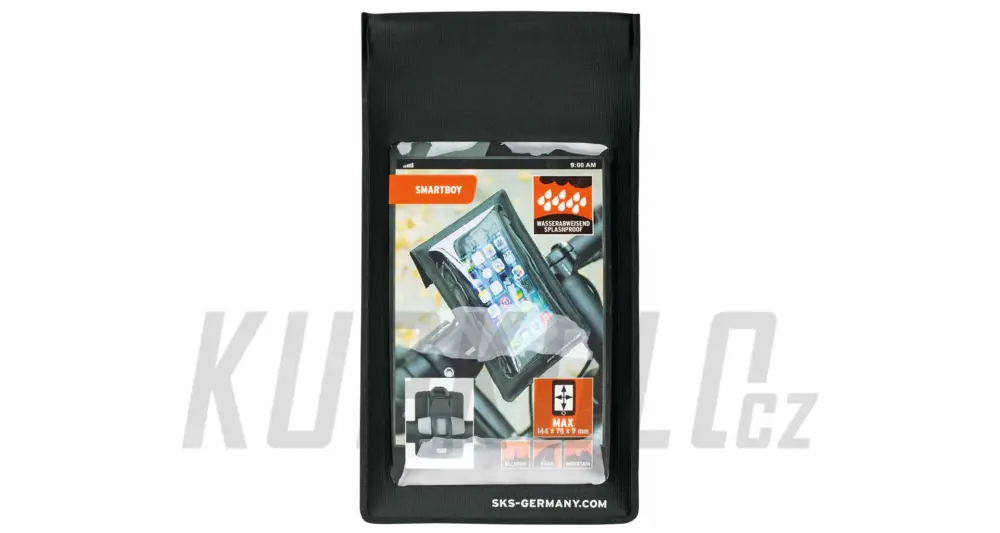SKS nepromokavý obal na smartphone k držáku Smartboy 144x76 mm Vysoce Kvalitní