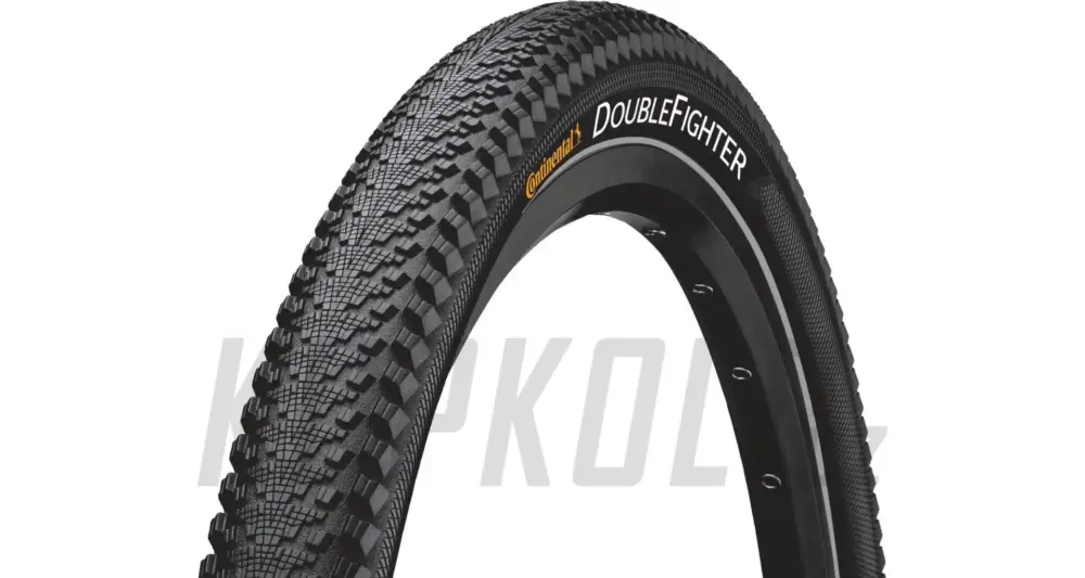 16" Plášť CONTINENTAL Double Fighter III Sport Reflex drát Nejlepší Volba