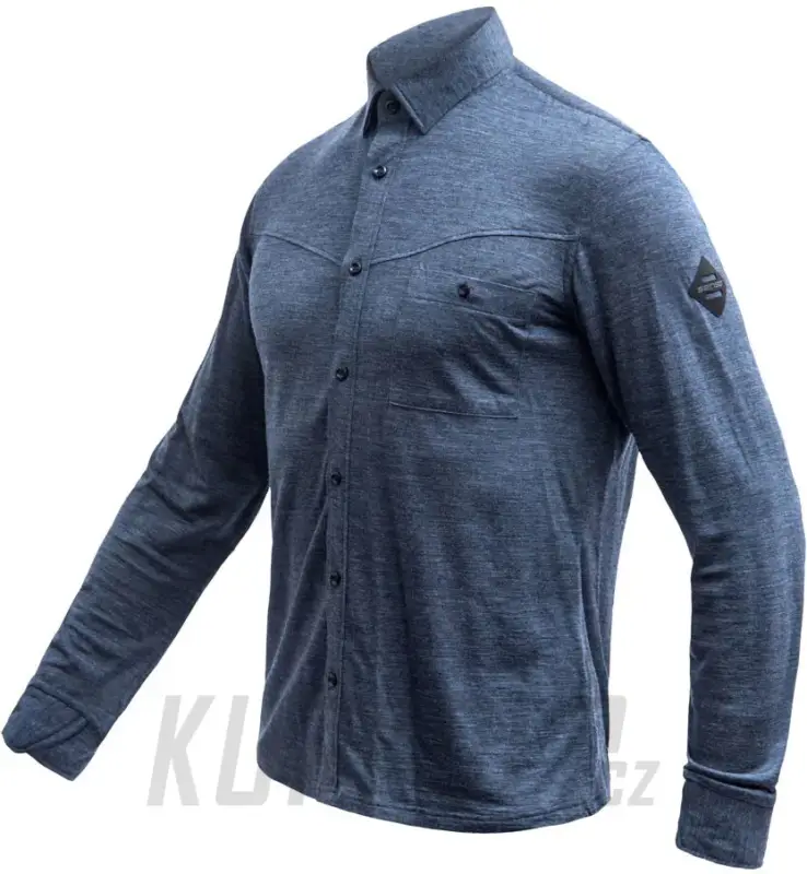 Sensor Merino LITE unisex košile, dl. rukáv, mottled blue Objednat Nyní