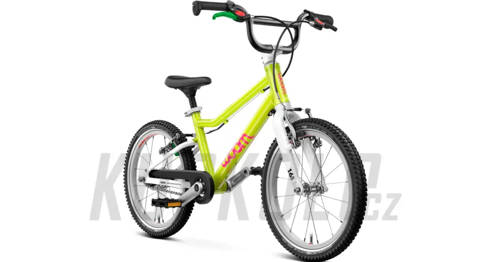 Značkový Dětské kolo 16" Woom 3 Automagic GO Neon Lime 2026 limitovaná edice