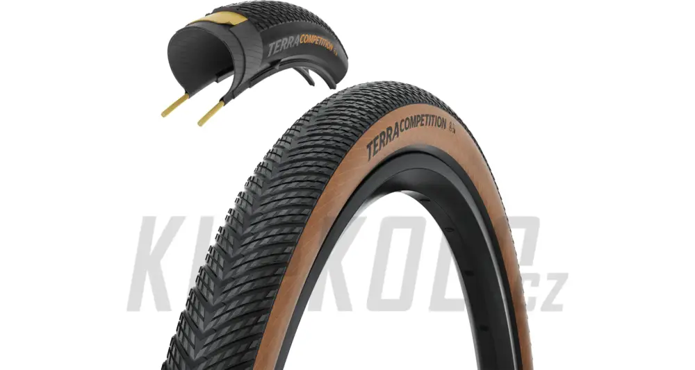 Cenová Bomba Plášť CONTINENTAL Terra Competition Trail Grip kevlar transparent skin