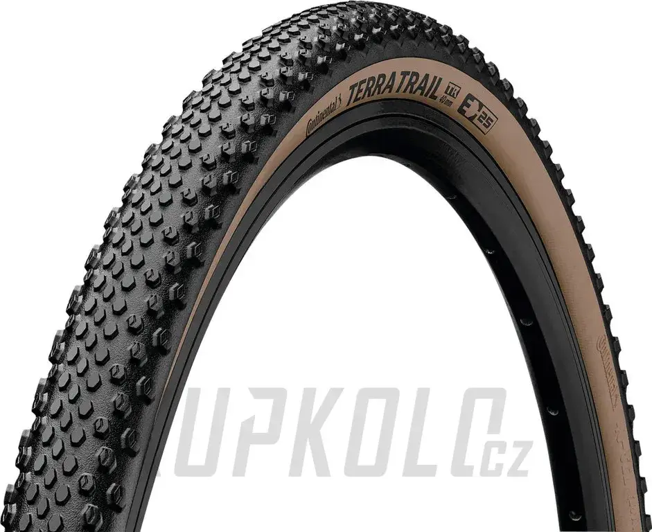 28" Plášť CONTINENTAL Terra Trail ShieldWall kevlar black/brown Sezónní Sleva