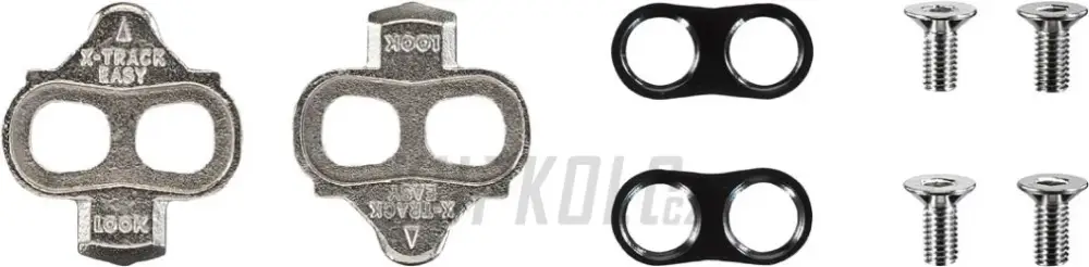 Náhradní kufry LOOK X-Track Easy Anthracite s vícesměrným uvolněním Nejprodávanější