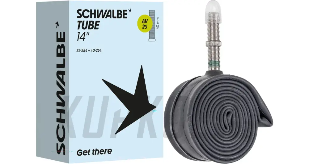 Dětská duše Schwalbe AV2S 14"- 32/40-254 AV40mm pro kola Woom 1 a 2 Horká Nabídka