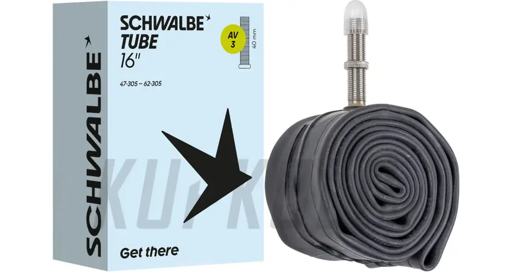 Dětská duše Schwalbe AV3 Light- auto ventilek 16x1.75-2.50" 47/62-305 Odeslání Ihned