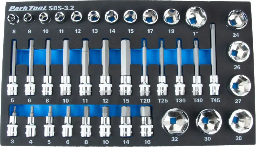 Vrácení Zdarma Sada bitů Park Tool 3/8", 37 ks SBS 3.2