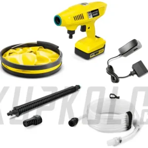 Cenově Výhodný KÄRCHER KHB 4-18 Plus Battery Set tlaková myčka + skládací nádrž, sací hadice, baterie i nabíječka