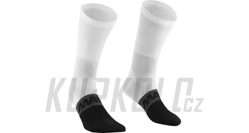 Vysoce Kvalitní MAVIC PONOŽKY AKSIUM VYSOKÉ WHITE BLACK