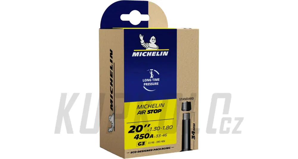 Nízká Cena 20" Duše Michelin Airstop 20x1,3-1,8 Auto ventilek