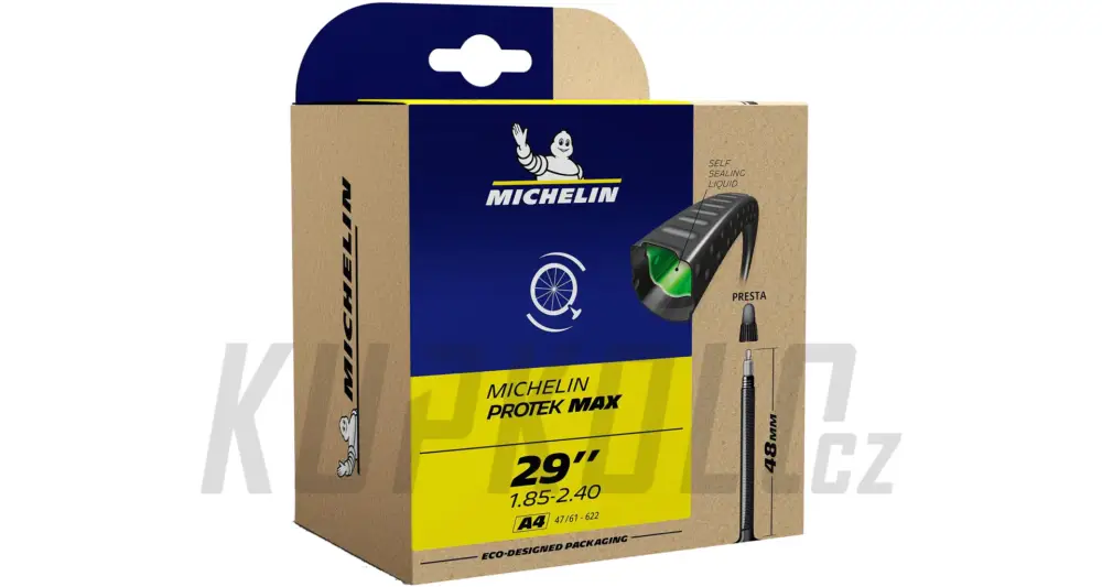 29" Duše Michelin Protek MAX 29x1,85-2,4 galuskový ventilek 48mm Sezónní Sleva