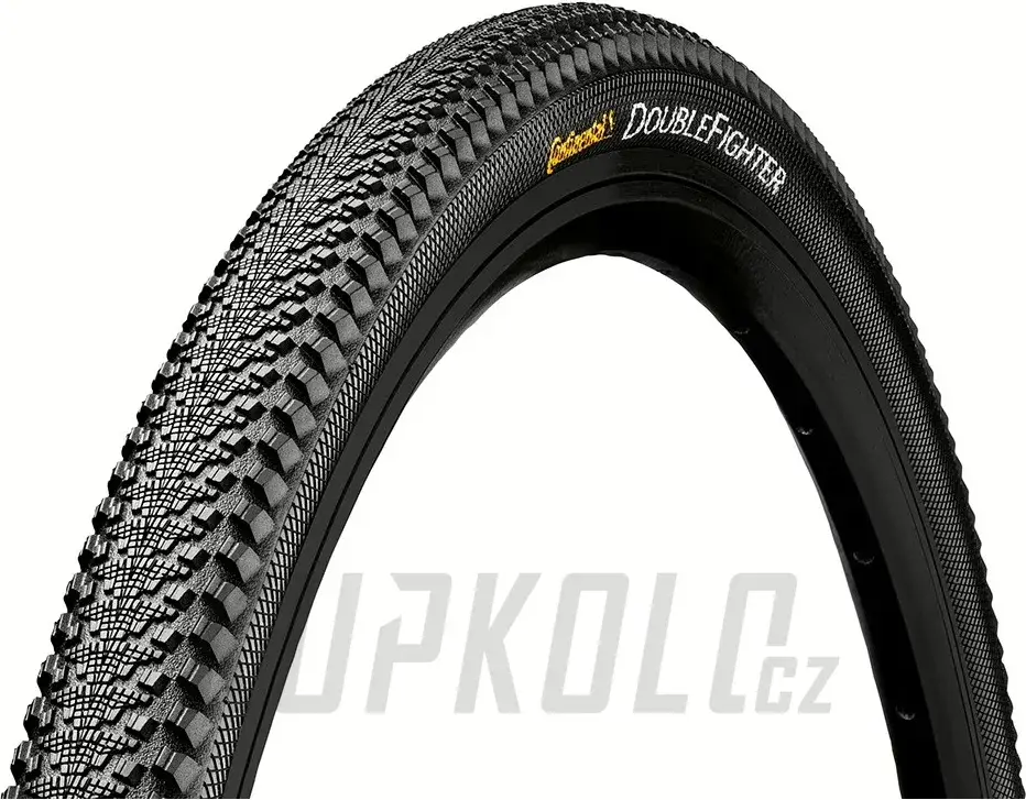 Značkový 26" plášť CONTINENTAL Double Fighter III Sport, drát