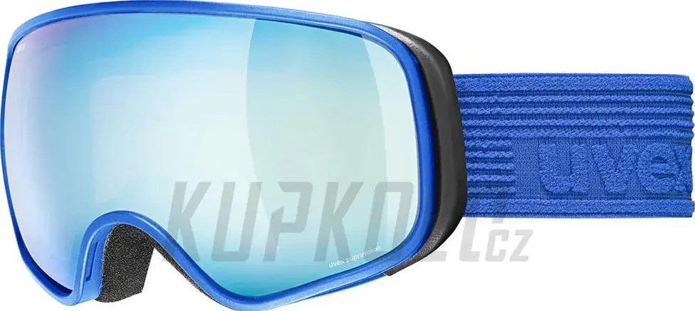 Super Cena UVEX SCRIBBLE FM SPHERE OTG cobalt/mir blue clear dětské lyžařské brýle