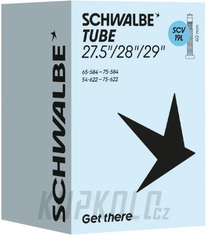 Nejlepší Volba 29" Duše Schwalbe SCV19L 29x2,1-3,0 - Schwalbe Clik Valve 40mm