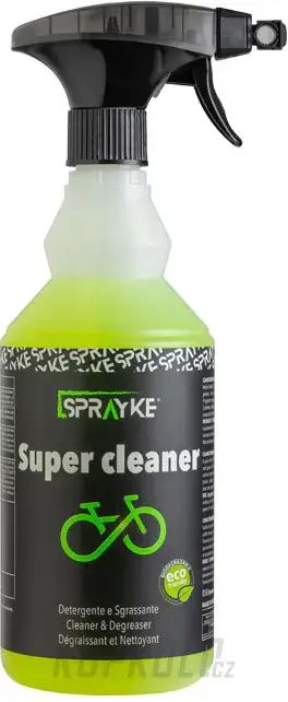 Tovární Cena Čistič a odmašťovač Sprayke SUPER CLEANER 750 ml