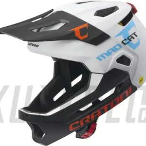 Dětská helma CRATONI MadCat MIPS White/Black Matt Výprodej