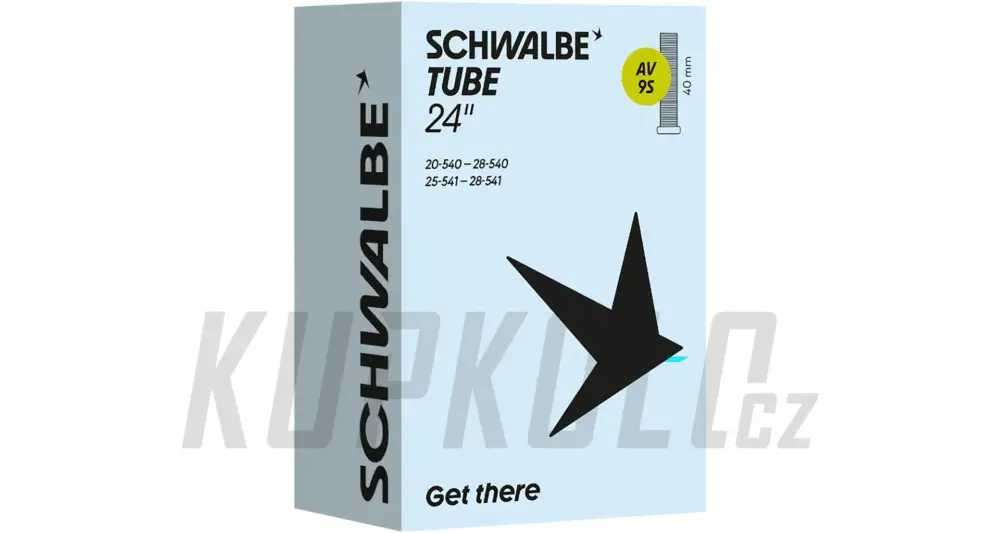 Poslední Šance 24" duše Schwalbe duše 24" AV9S 20/28- 540/541 auto-ventilek, pro invalidní vozíky