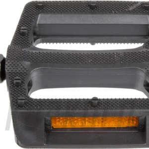 Aktuální Pedály M-Wave FLAT standard závit černé s odrazkami