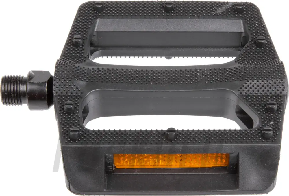Aktuální Pedály M-Wave FLAT standard závit černé s odrazkami