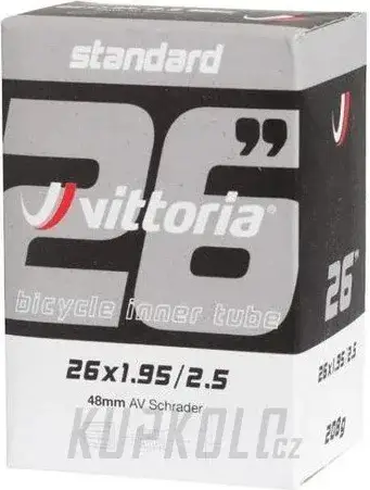 Cenově Výhodný Duše MTB Vittoria Standard 26x1,95-2,5 AV 48mm