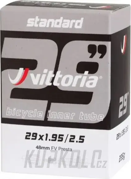 Tovární Cena Duše Vittoria Standard 29x1.95/2.50 FV presta 48mm