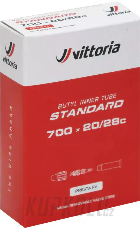 Duše Vittoria Standard 700x20/28c FV presta 80mm Akce