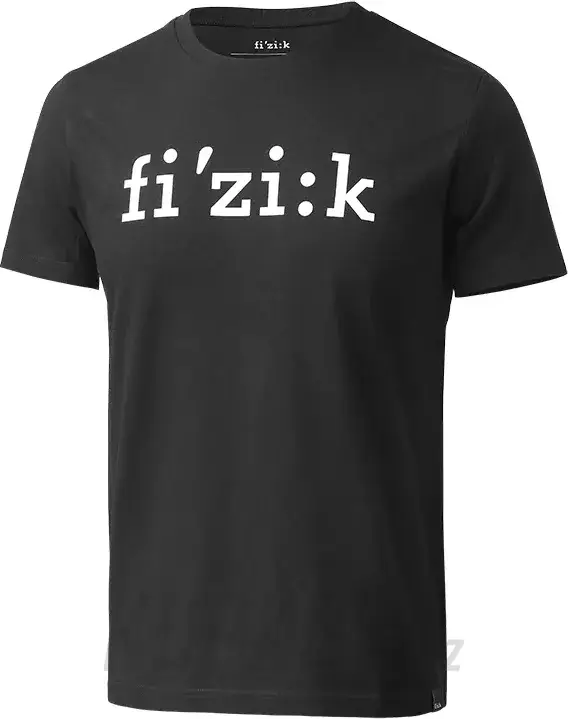 Fizik Triko s krátkým rukávem černá - Logo Značkový