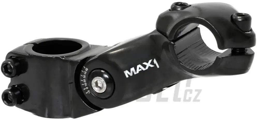 Super Cena Představec MAX1 stavitelný -10 až 50°/25,4 mm, černá