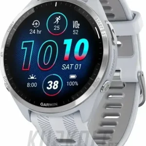 Aktuální Sportovní hodinky Garmin Forerunner 965 šedý/bílý silikonový řemínek