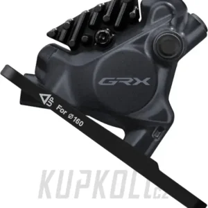 Silniční brzdový třmen Shimano GRX BR-RX410, Flat mount destičky s chladičem Výhodná Nabídka